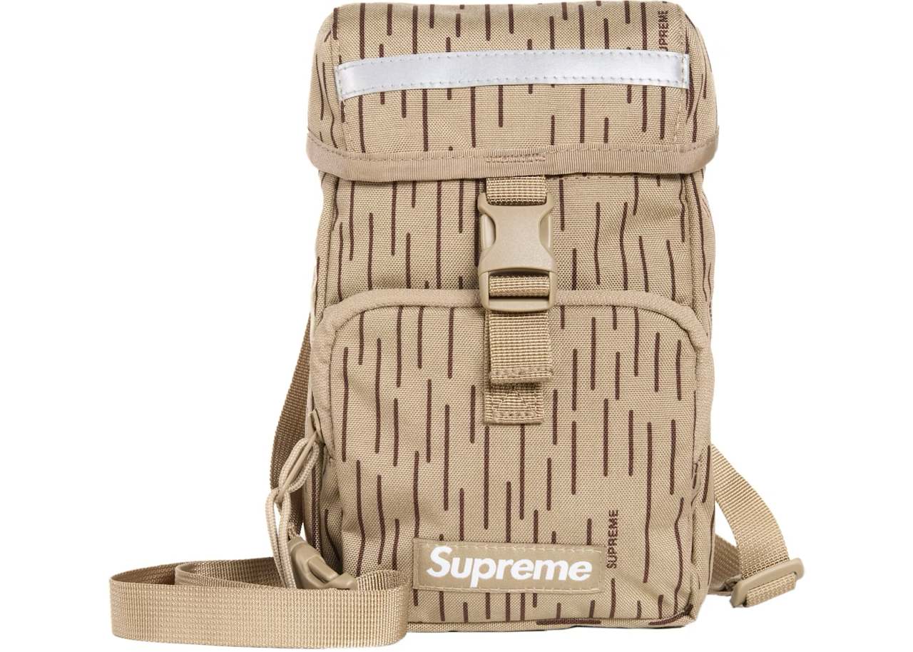 Supreme Camera Bag 'Tan Raindrop'