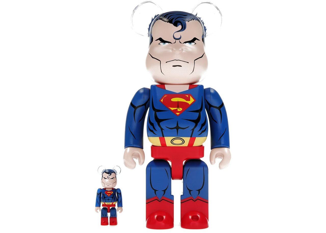Bearbrick x Superman (Batman: Hush Ver.) 100% & 400% Set