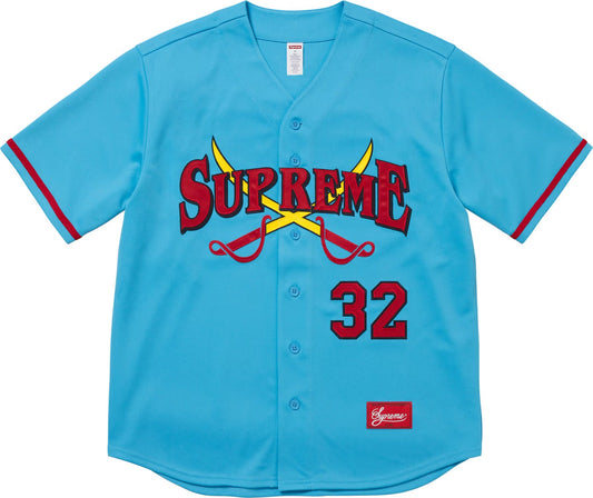 Supreme Swords Baseball Jersey 'Blue'