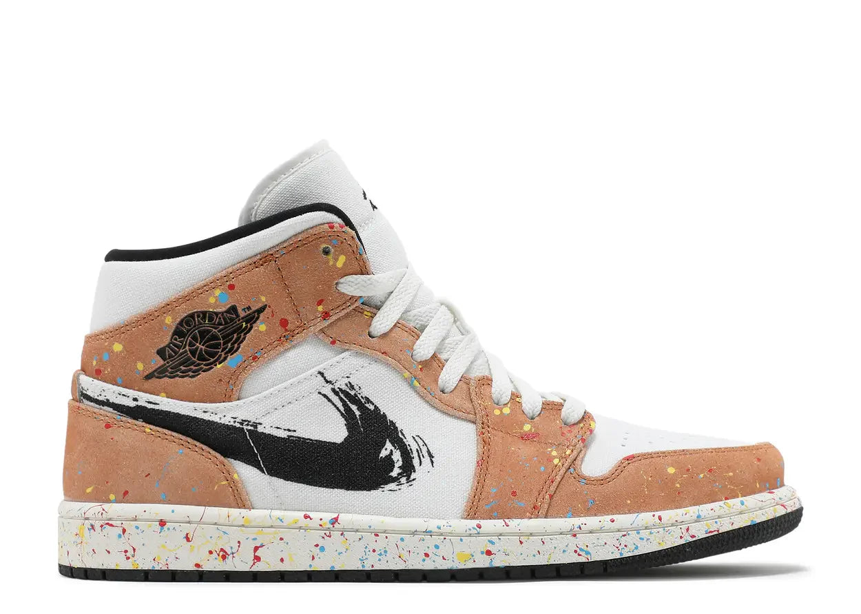 AIr Jordan 1 Mid 'BrushStroke'