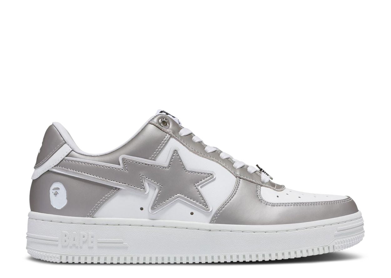 A Bathing Ape Bape Sta Low 'Silver'