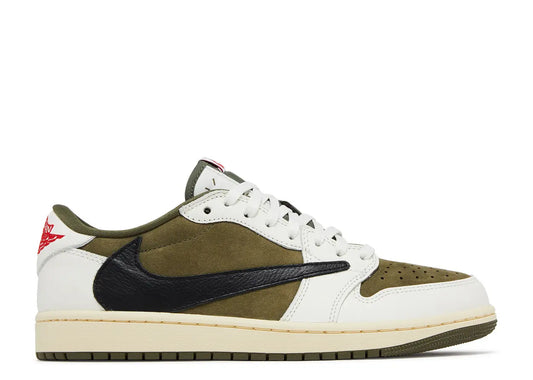 Travis Scott x Air Jordan 1 Low 'Medium Olive'