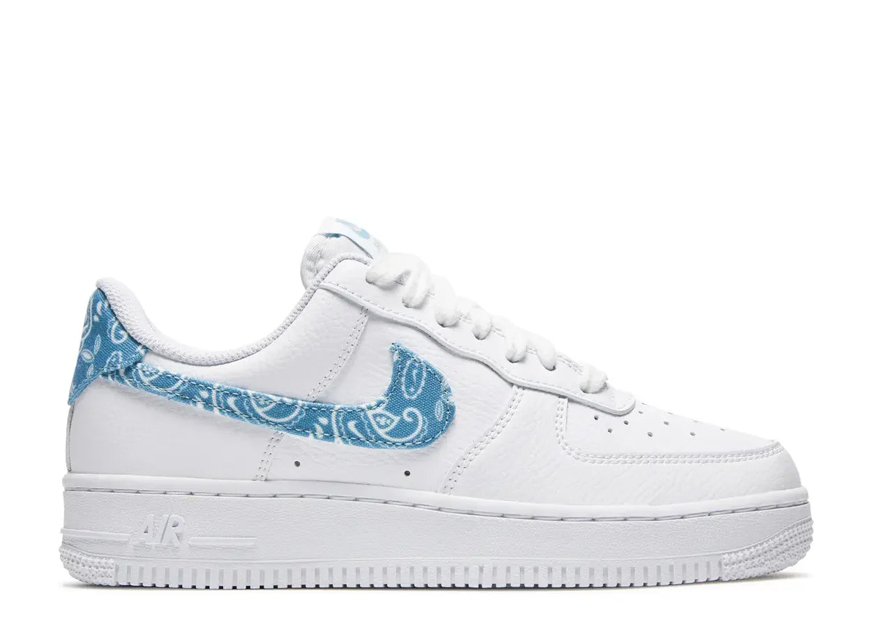 Air Force 1 Low Essentials 'White Worn Blue Paisley' (WMNS)
