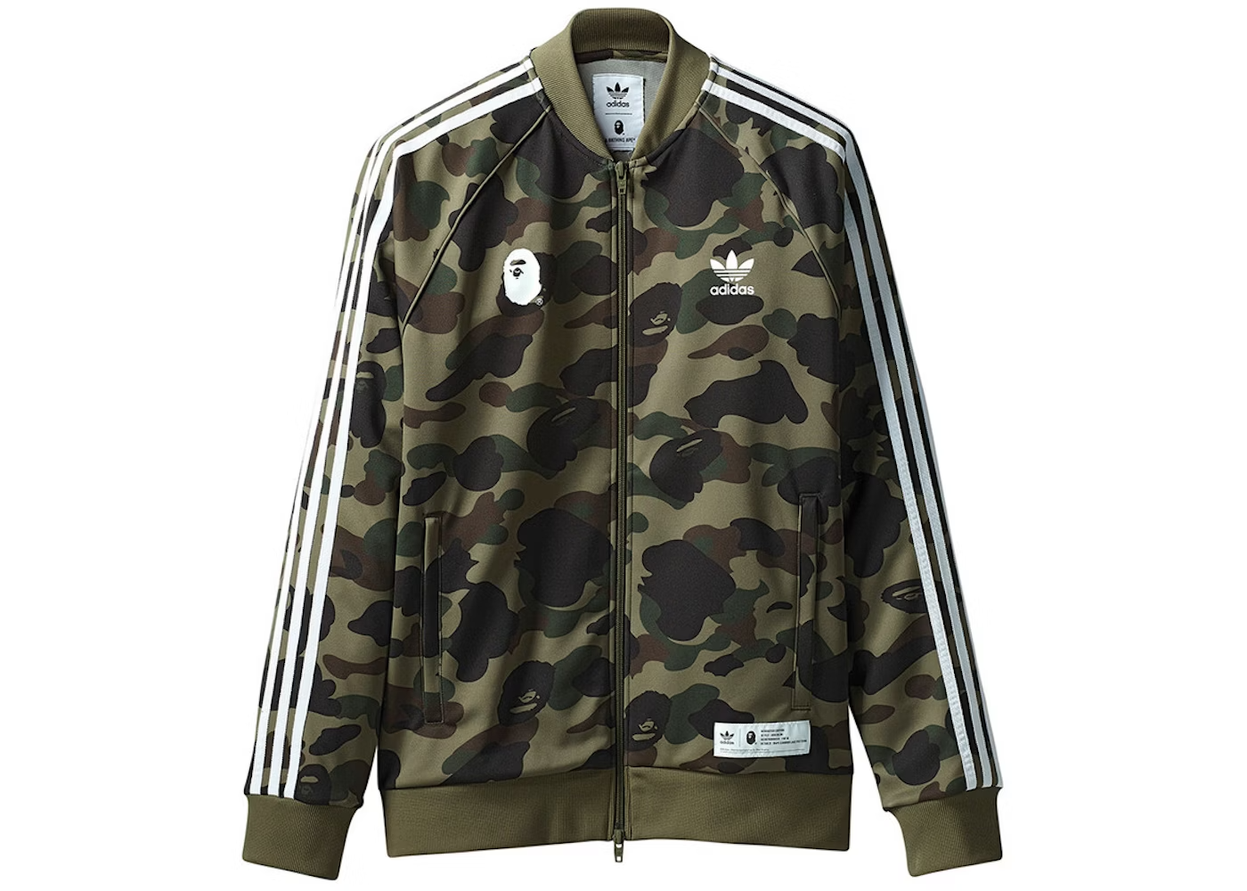 Bape x Adidas Adicolour Track Top 'Olive Cargo'