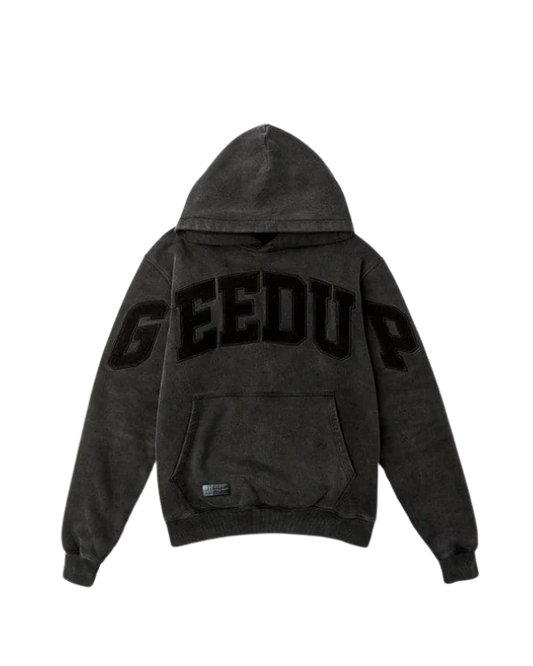 Geedup Team Logo Hoodie 'Vintage Washed Black'
