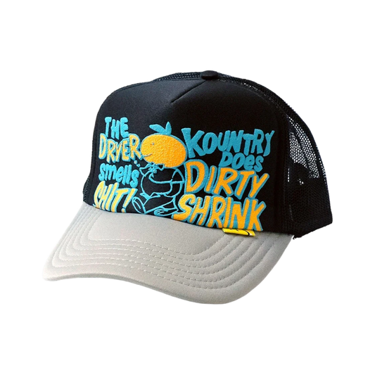 Kapital Kountry Dirty Shrink Truck Cap 'Black Grey'