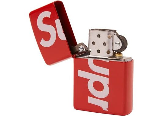 Supreme Logo Zippo 'Red'