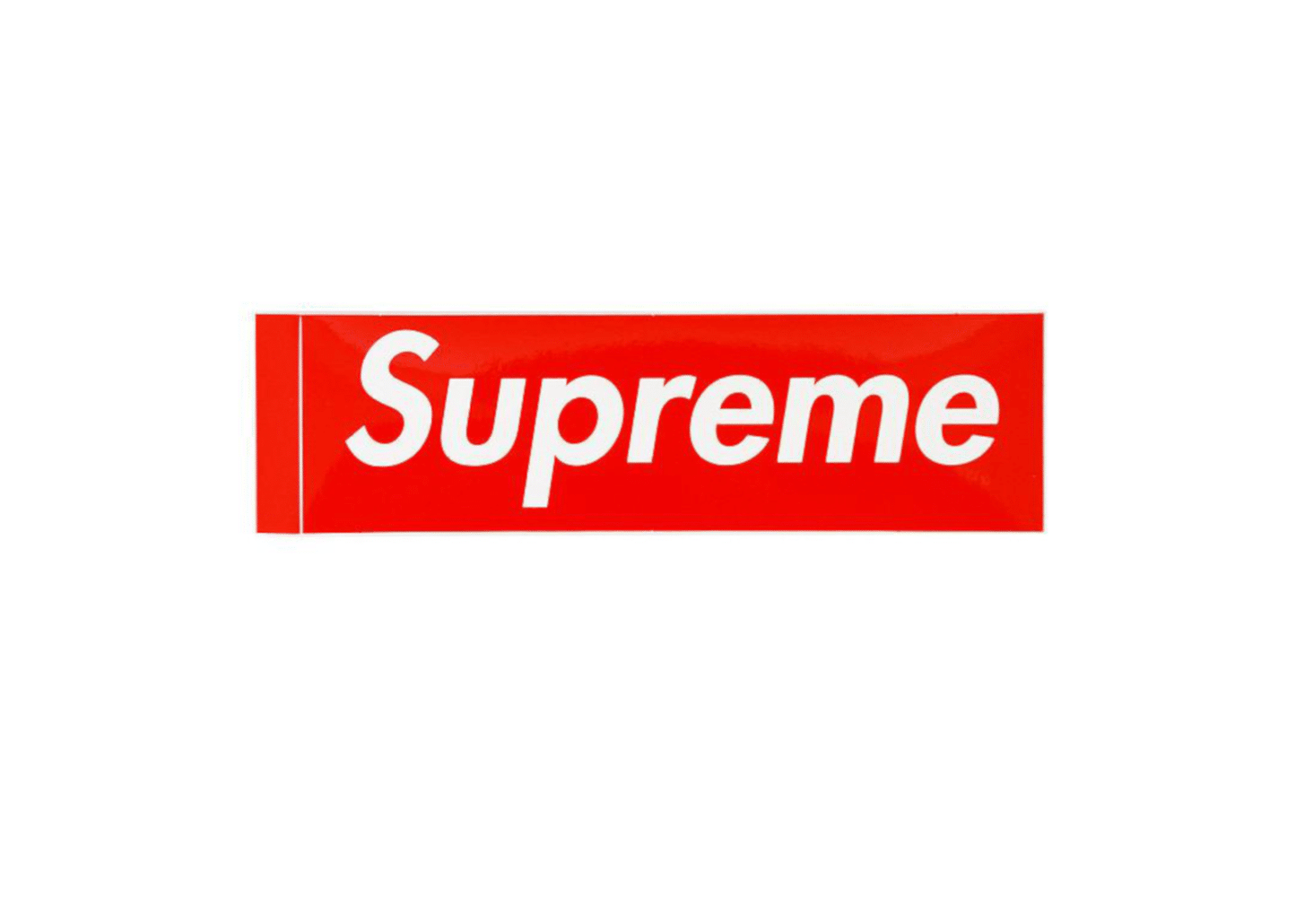 Supreme Box Logo Sticker 'Red'