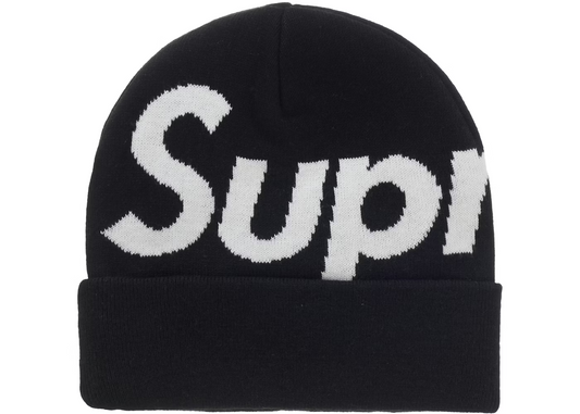Supreme Big Logo Beanie 'Black' FW25
