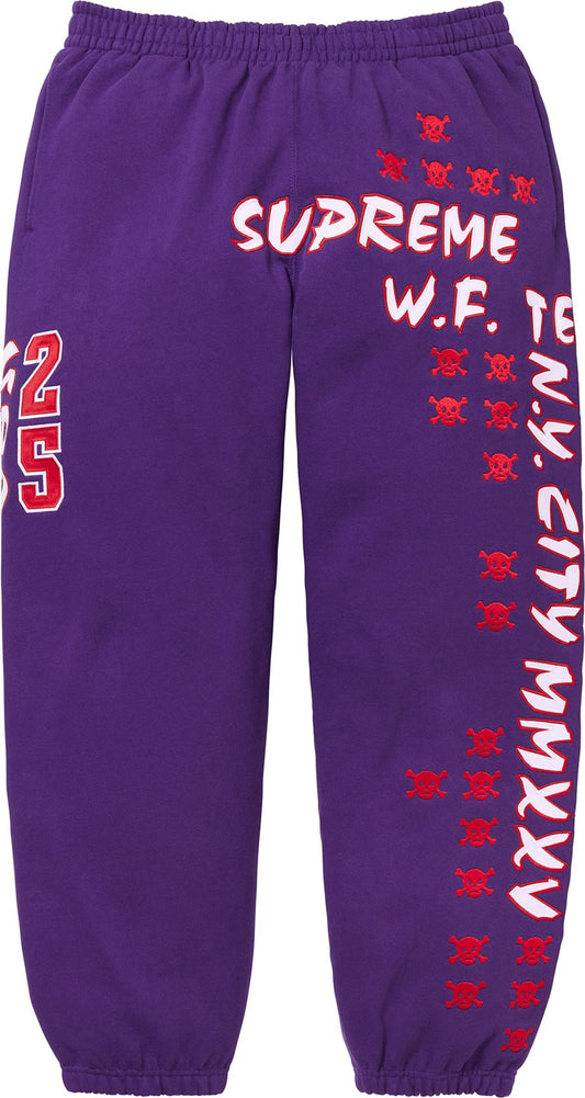 Supreme League Champs Sweatpant 'Purple'