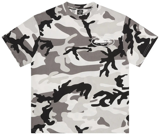 Corteiz Island Puff Print Tee 'Arctic Camo'