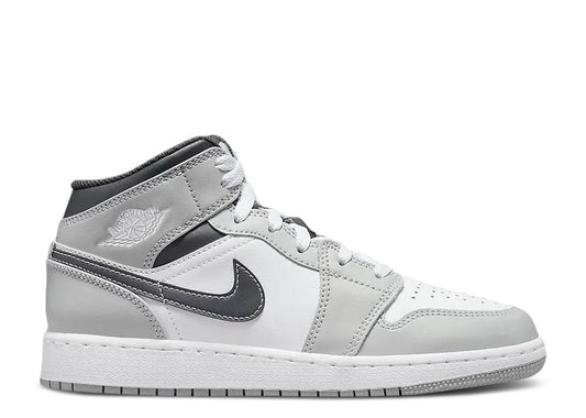 Air Jordan 1 Mid 'Light Smoke Grey' (GS)