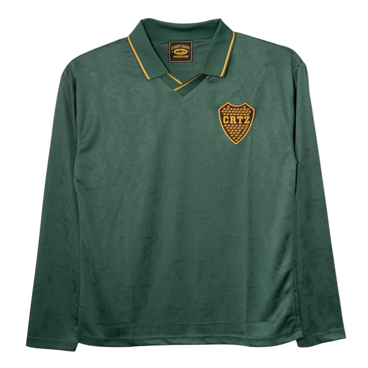 Corteiz Boca Senior Long Sleeve Jersey 'Forest Green'