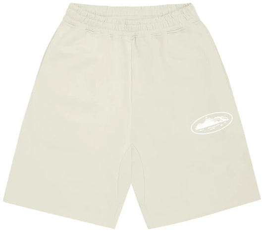 Corteiz Island Puff Print Sweatshorts 'Off White'