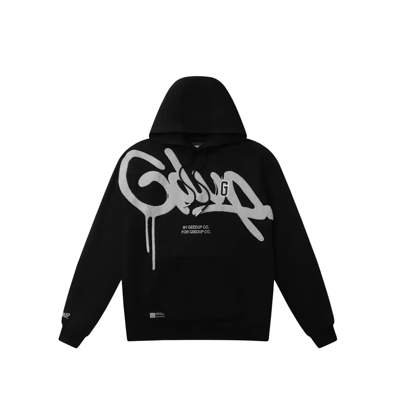 Geedup Handstyle G Hoodie 'Black Light Grey'