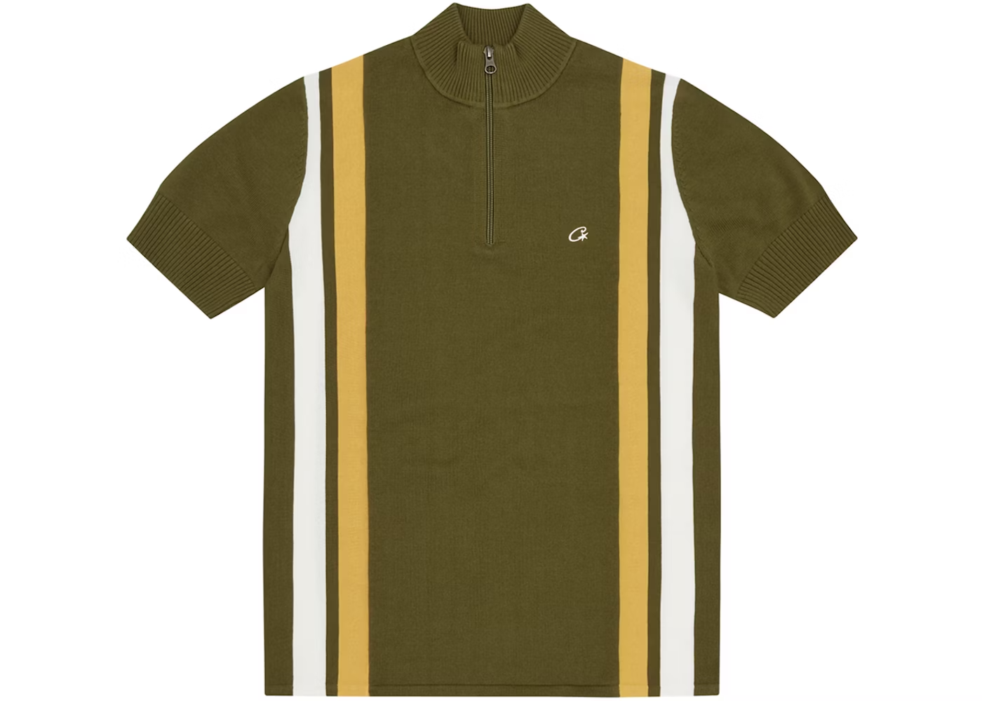 Corteiz VVS Racer Knit Half Zip 'Khaki'