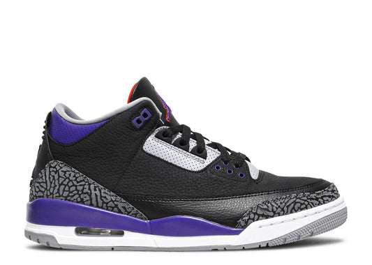 Air Jordan 3 'Black Court Purple'