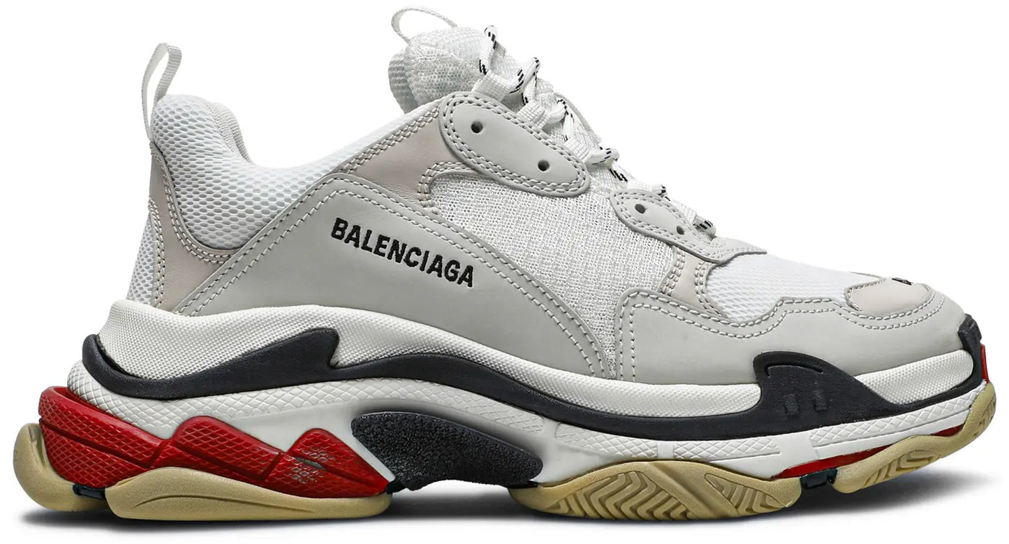 Balenciaga Triple S 'White Black Red'