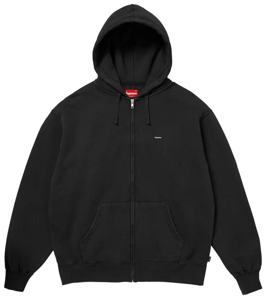 Supreme Small Box Zip Up Hooded Sweatshirt 'Black' FW25