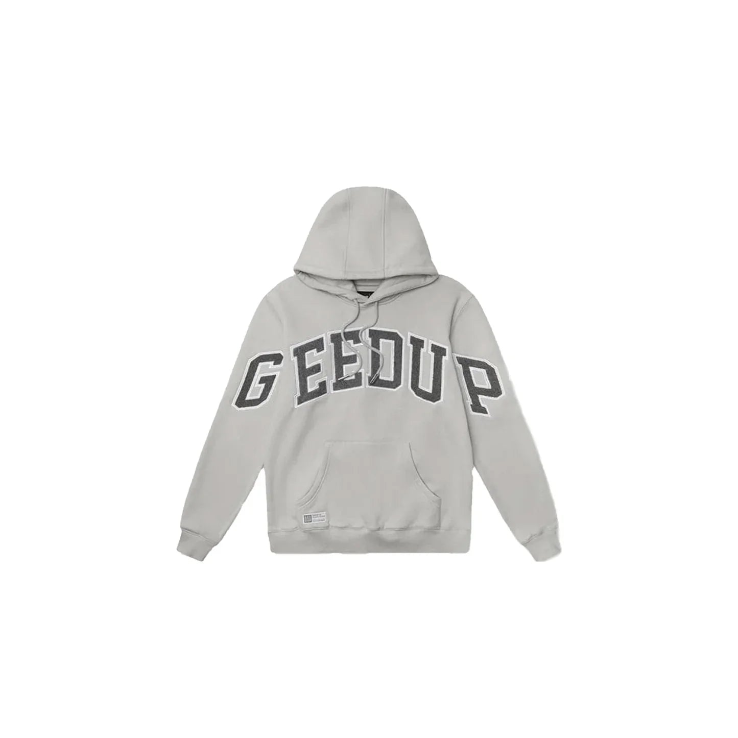 Geedup Team Logo Hoodie 'Grey Monochrome' 2024