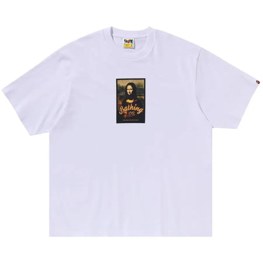 Bape Art Print Relaxed Fit Tee 'White'