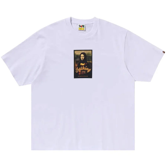 Bape Art Print Relaxed Fit Tee 'White'