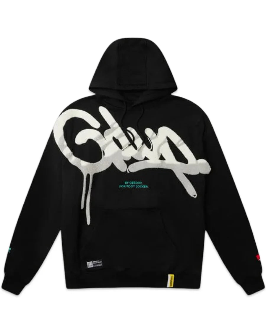 Geedup x Foot Locker Handstyle Hoodie 'Black White Grey'