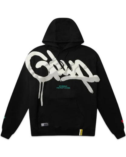 Geedup x Foot Locker Handstyle Hoodie 'Black White Grey'