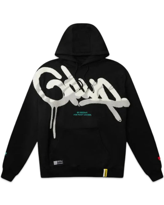 Geedup x Foot Locker Handstyle Hoodie 'Black White Grey'