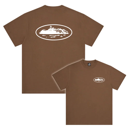Corteiz OG Island Tee 'Brown'