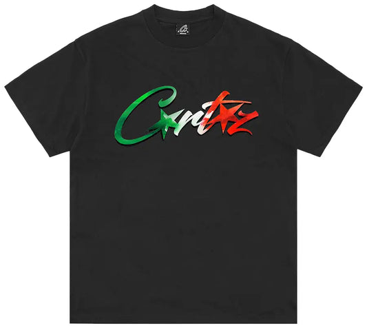 Corteiz Allstarz Italia Tee 'Black'
