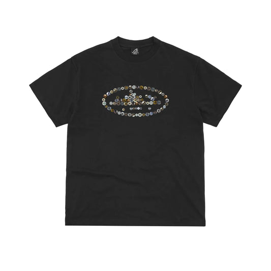 Corteiz Screws Island Tee 'Black'