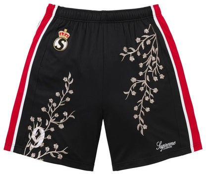 Supreme Floral Soccer Short 'Black'