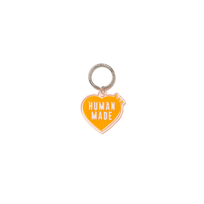 Human Made Heart Keychain 'Orange'
