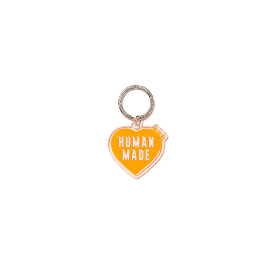 Human Made Heart Keychain 'Orange'