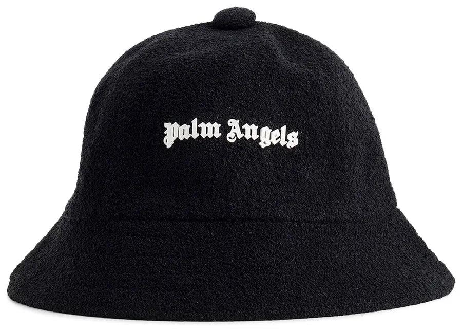 Palm Angels Bouclè Bucket Hat 'Black'