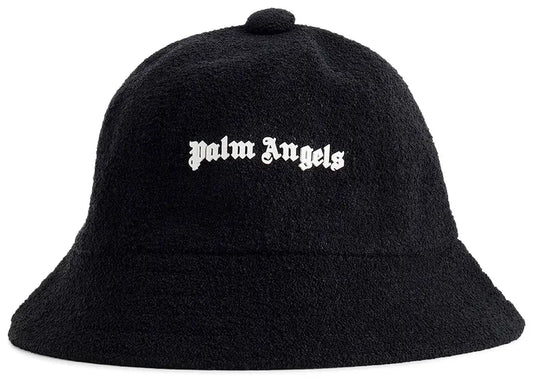 Palm Angels Bouclè Bucket Hat 'Black'