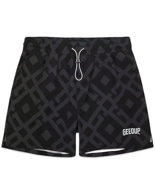 Geedup G Monogram Swim Shorts 'Dark Grey'