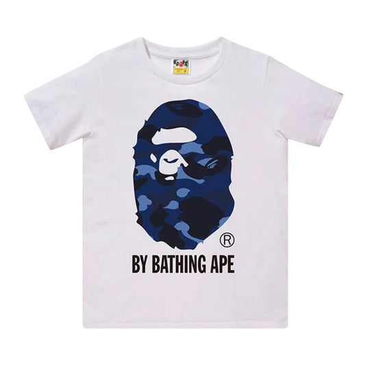 Bape Colour Camo By A Bathing Ape Tee 'White Blue'