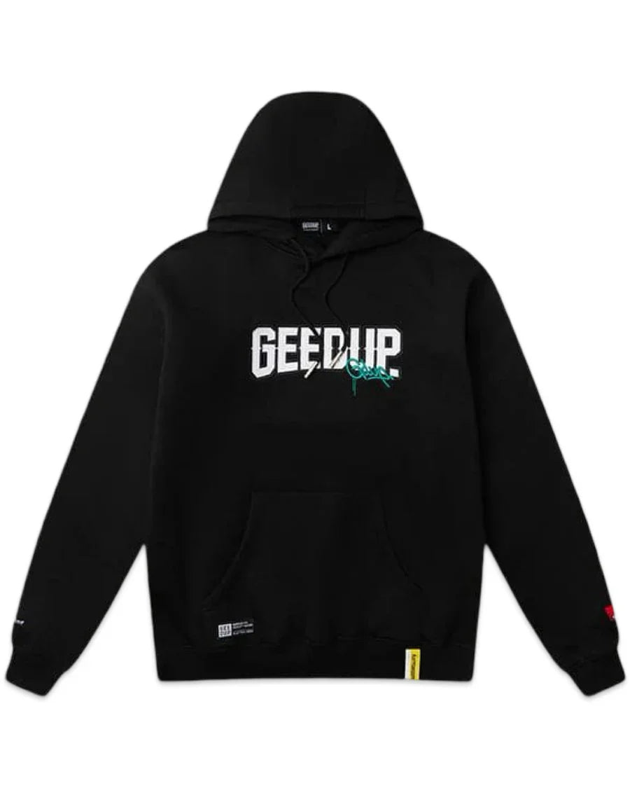 Geedup x Foot Locker Play For Keeps Hoodie 'Black Turbo Green White'