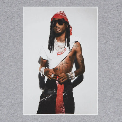 Supreme x Playboi Carti Tee 'Heather Grey'