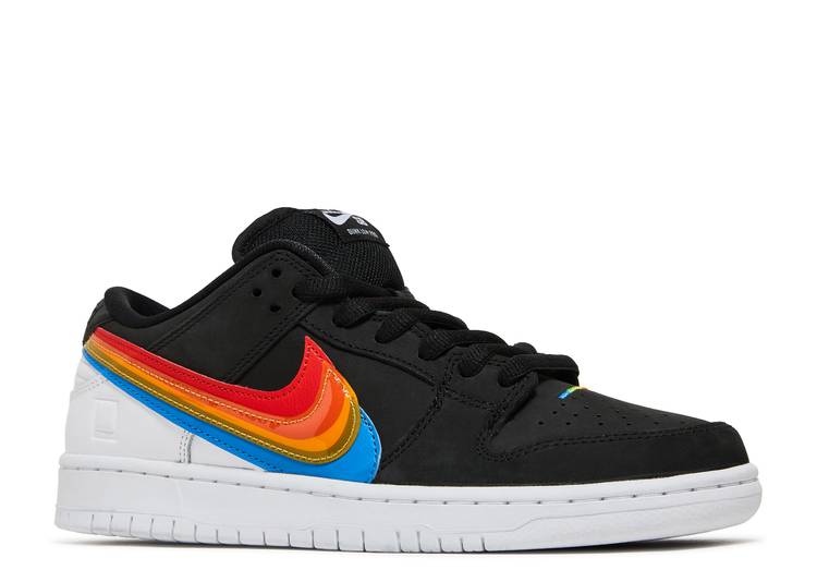 Polaroid x SB Dunk Low 'Black White'