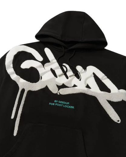 Geedup x Foot Locker Handstyle Hoodie 'Black White Grey'