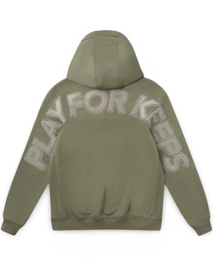 Geedup Play For Keeps Hoodie 'Olive Grey'