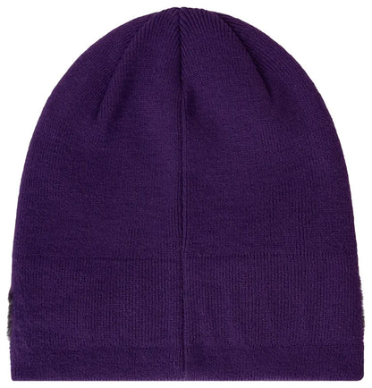Sp5der Fuzzy Logo Mohair Beanie 'Purple'