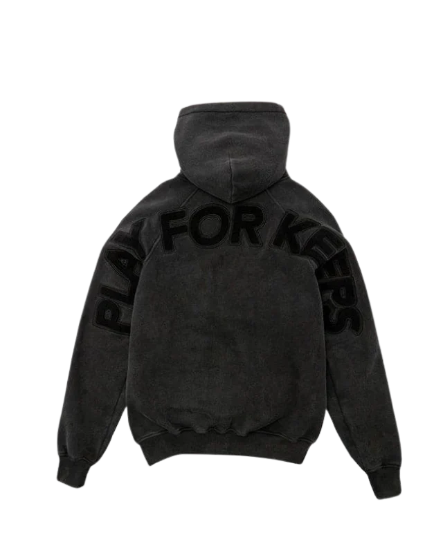 Geedup Play For Keeps Hoodie 'Vintage Washed Black'
