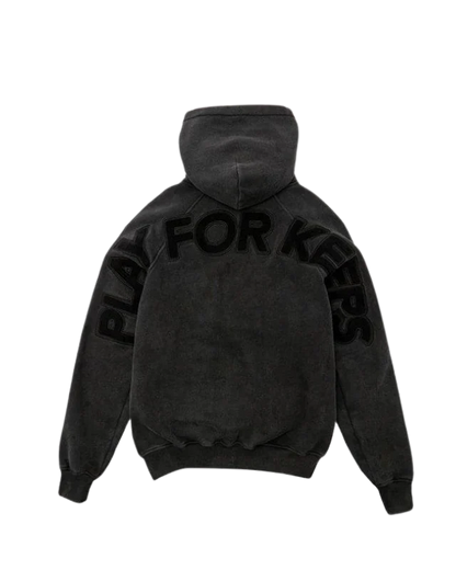 Geedup Play For Keeps Hoodie 'Vintage Washed Black'