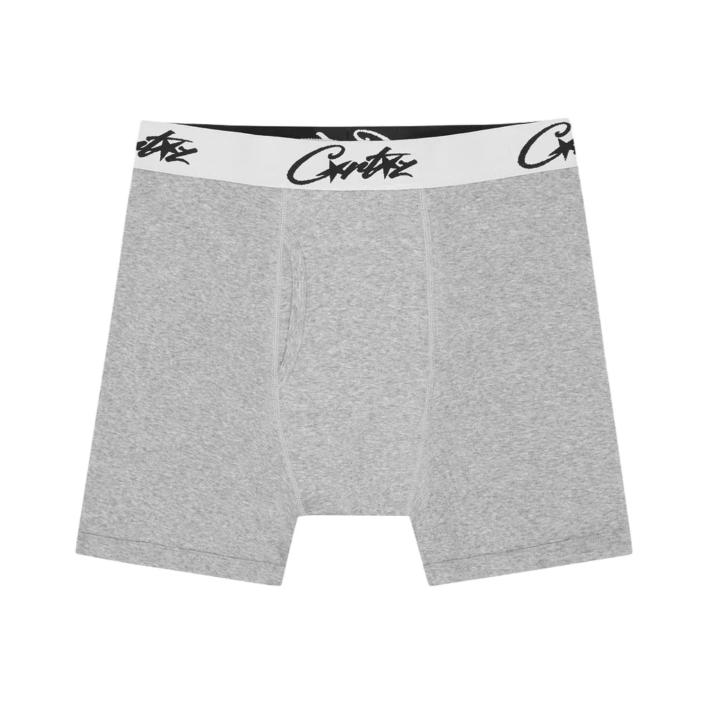 Corteiz Allstarz Boxers (3 Pack) 'Grey'