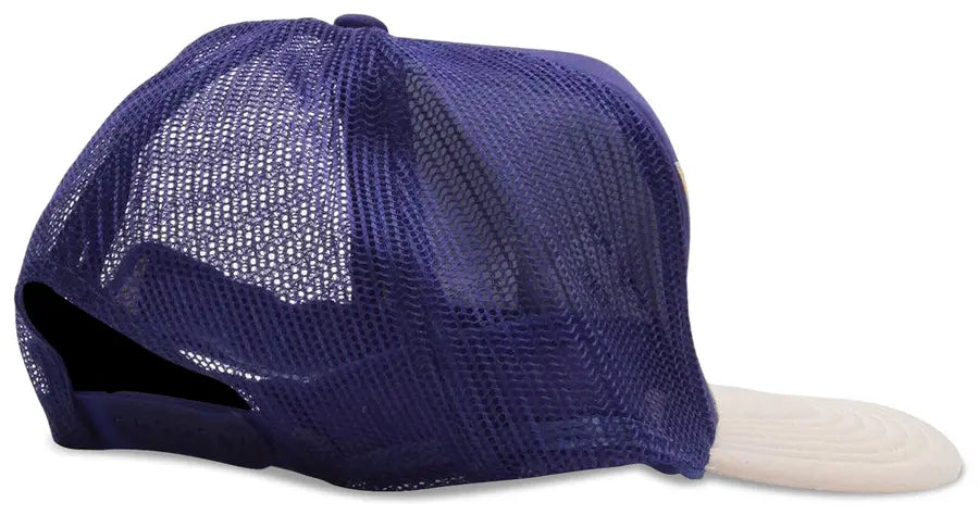 Kapital Coneycowbowy Kountry Trucker Cap 'Purple Ecru'