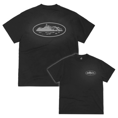 Corteiz OG Island Tee Reflective 'Triple Black'
